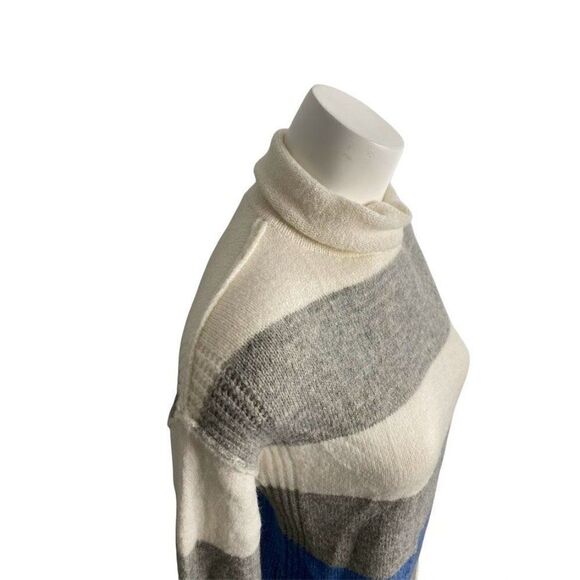 ‎GAP Turtleneck Stripe Sweater Top XS NEW - Picture 3 of 9